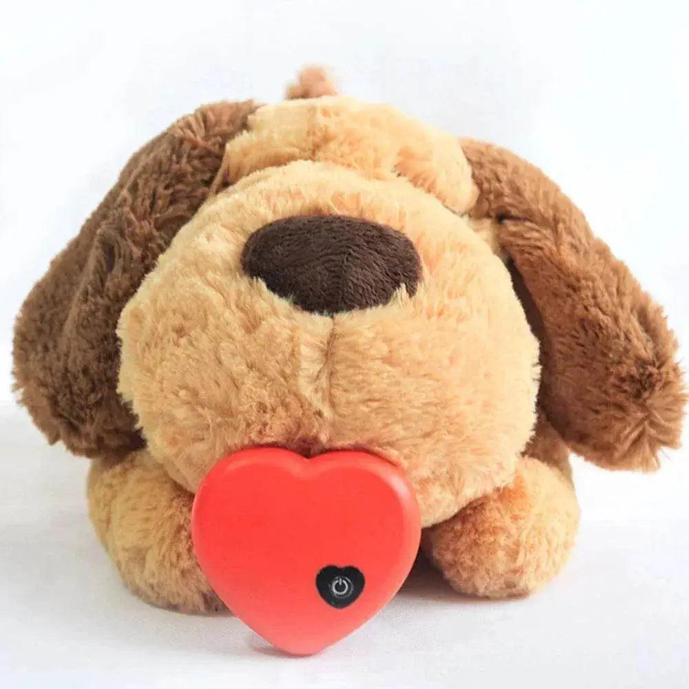  Heartbeat Puppy Behavioral Train Plush Toy Pet Soft Sleep Anxiety Reliever Doll -  ToylandEU™