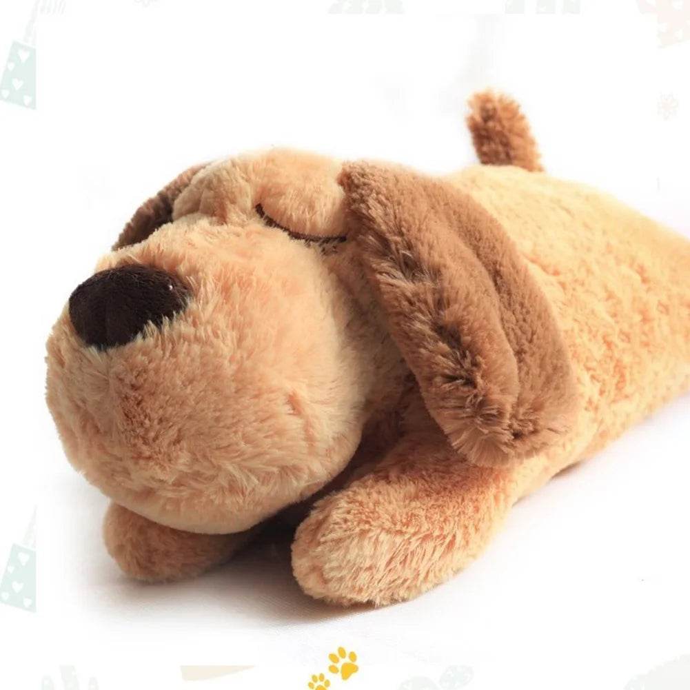 Heartbeat Puppy Behavioral Train Plush Toy Pet Soft Sleep Anxiety Reliever Doll - ToylandEU