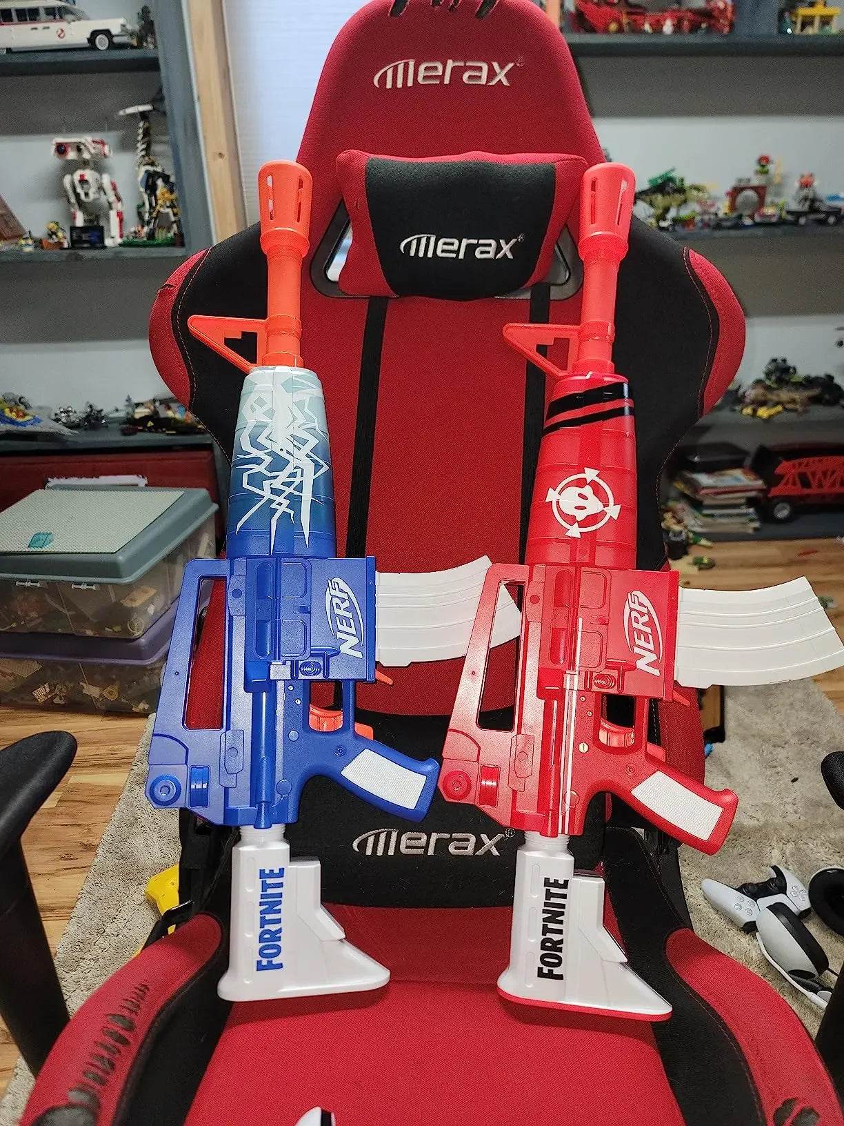 Heat Foam Dart Blaster Gun Toys Fortnite Blue Shock M4 Desktop Case Gift - ToylandEU