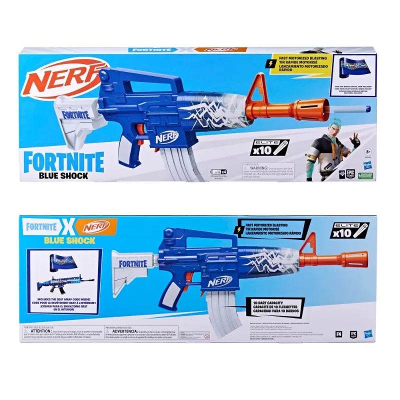 Heat Foam Dart Blaster Gun Toys Fortnite Blue Shock M4 Desktop Case Gift - ToylandEU