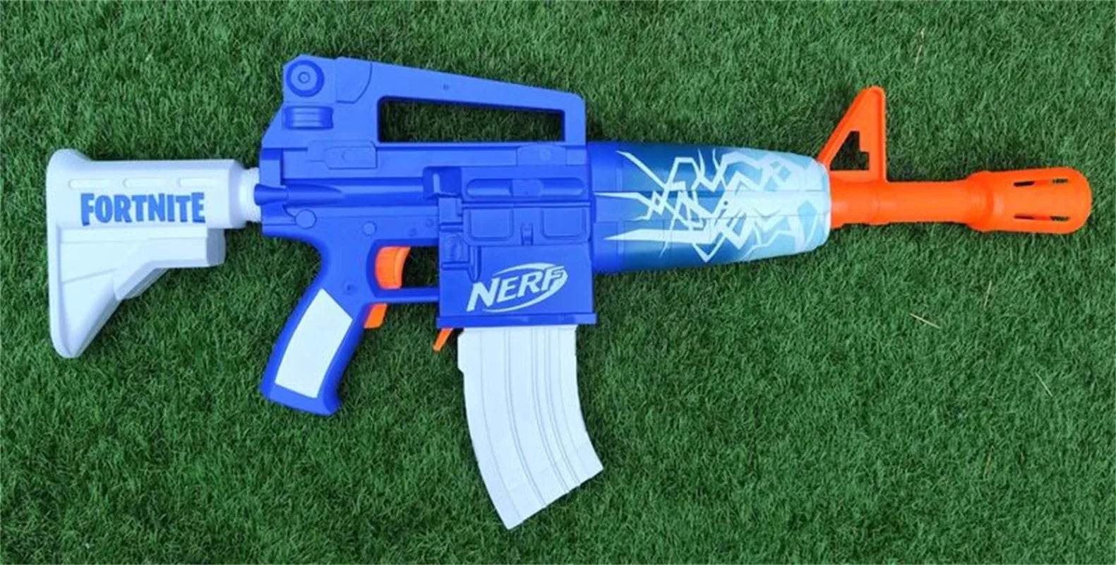 Heat Foam Dart Blaster Gun Toys Fortnite Blue Shock M4 Desktop Case Gift - ToylandEU