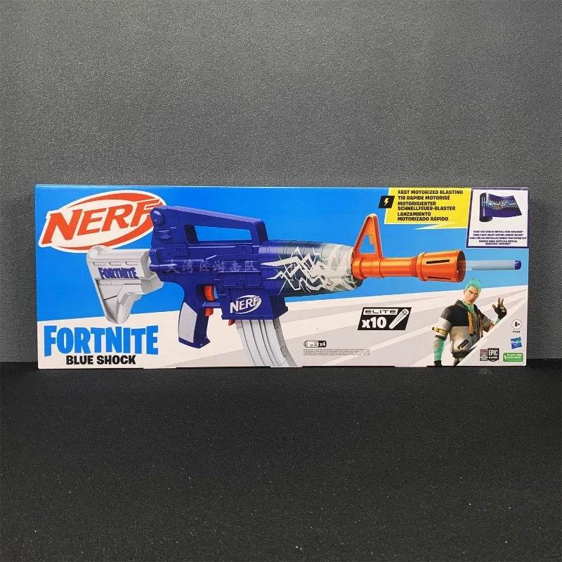Heat Foam Dart Blaster Gun Toys Fortnite Blue Shock M4 Desktop Case Gift - ToylandEU