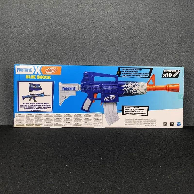 Heat Foam Dart Blaster Gun Toys Fortnite Blue Shock M4 Desktop Case Gift - ToylandEU