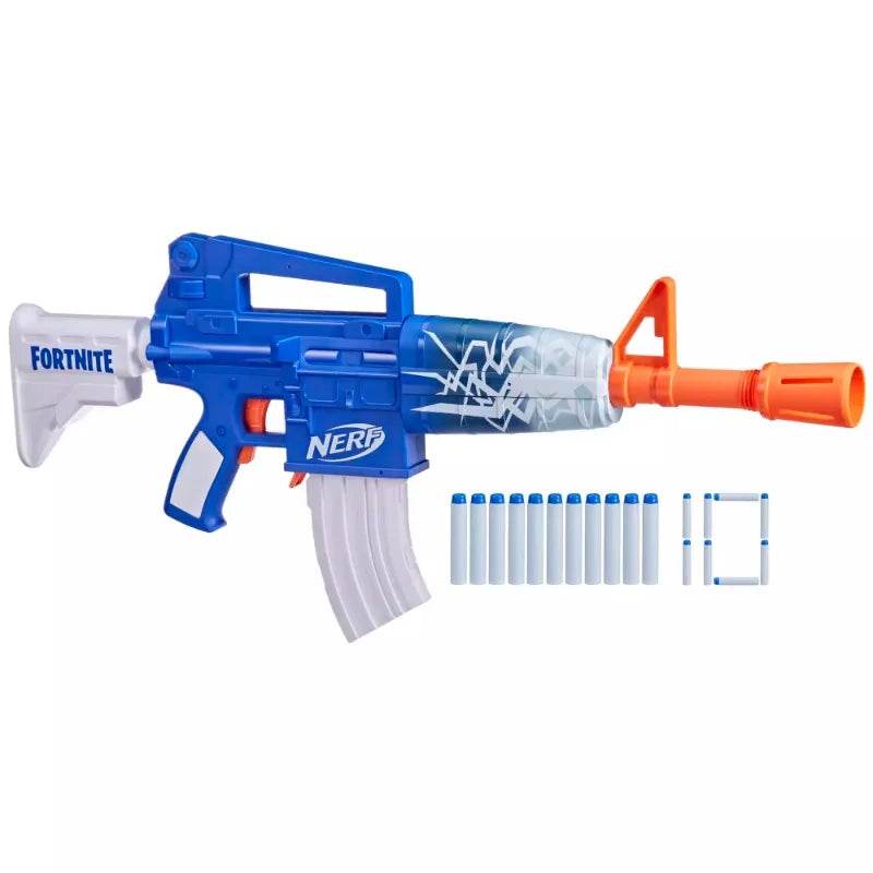 Heat Foam Dart Blaster Gun Toys Fortnite Blue Shock M4 Desktop Case Gift - ToylandEU