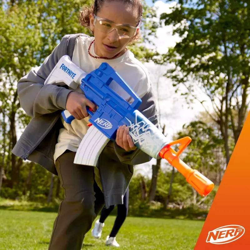 Heat Foam Dart Blaster Gun Toys Fortnite Blue Shock M4 Desktop Case Gift - ToylandEU