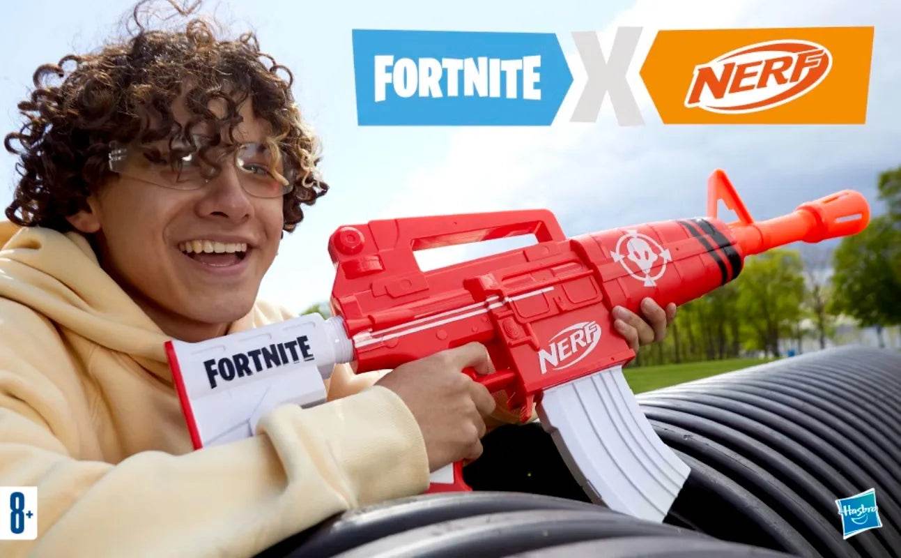 Heat Foam Dart Blaster Gun Toys Fortnite Blue Shock M4 Desktop Case Gift - ToylandEU