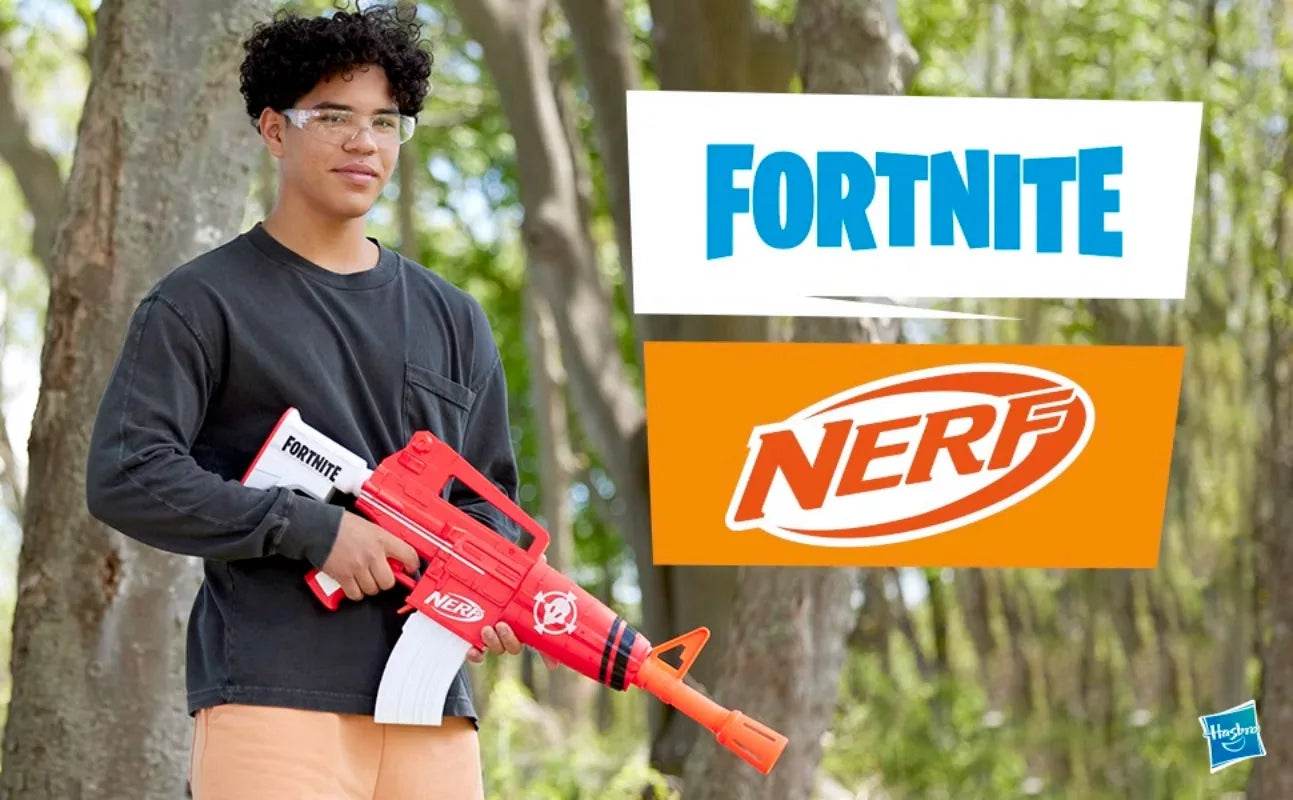 Heat Foam Dart Blaster Gun Toys Fortnite Blue Shock M4 Desktop Case Gift - ToylandEU