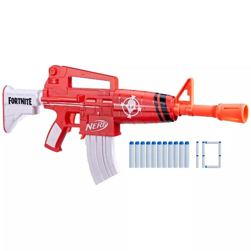 Heat Foam Dart Blaster Gun Toys Fortnite Blue Shock M4 Desktop Case Gift - ToylandEU