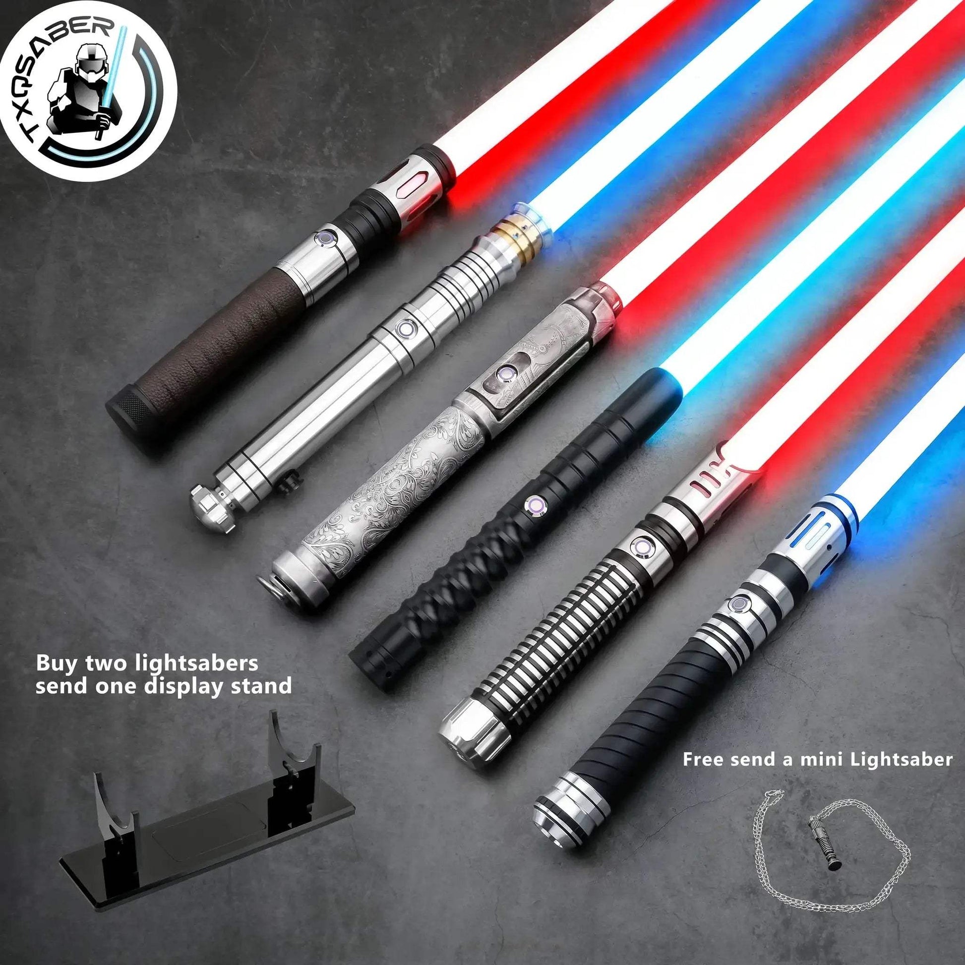 Heavy Dueling RGB Pixel Lightsaber With Metal Hilt - ToylandEU
