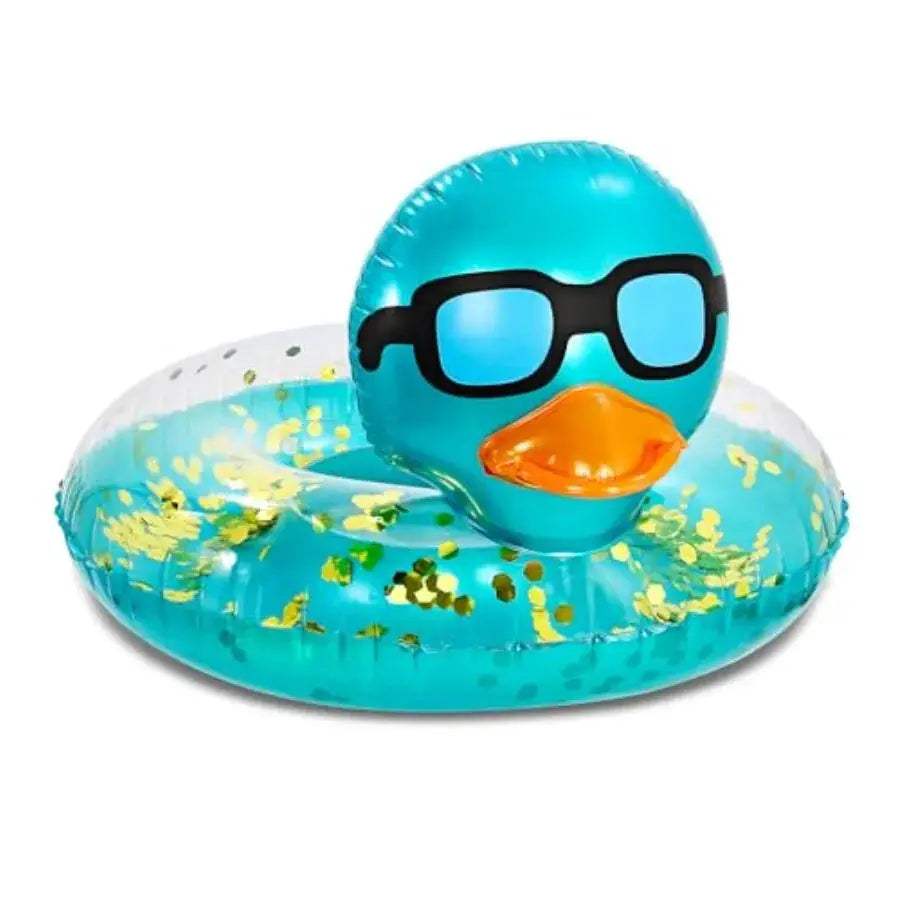  Heavy Duty Inflatable Duck Pool Float Confetti UV -  ToylandEU™