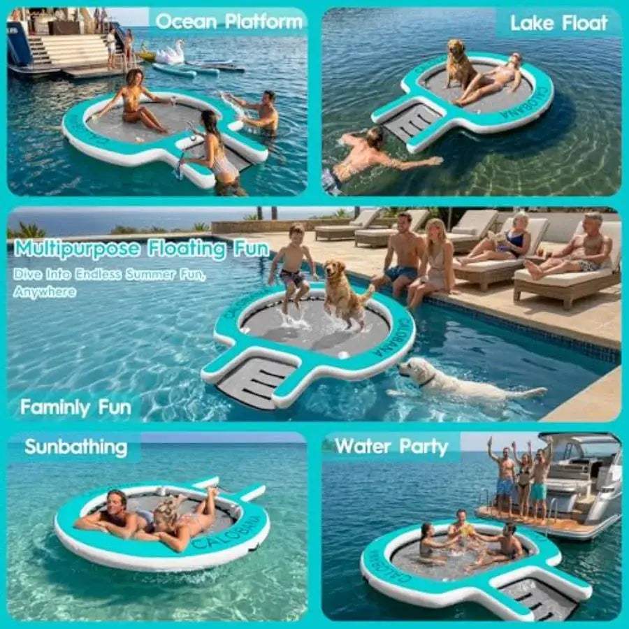  Heavy Duty Inflatable Floating Ring Dog Ramp For Adults -  ToylandEU™
