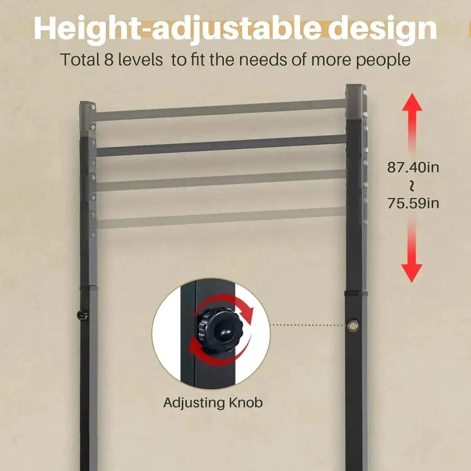 Heavy Duty Pull Up Tower Station With Rings 330LBS Capacity - ToylandEU