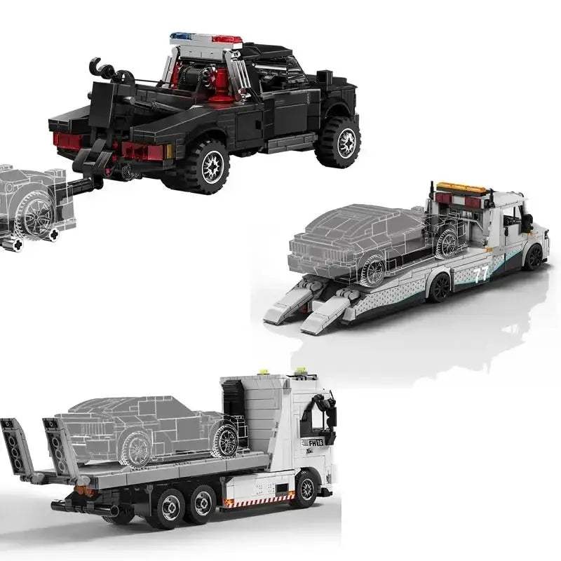  Tow Truck Building Blocks Heavy Duty Lego Gift -  ToylandEU™