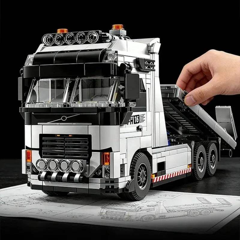  Tow Truck Building Blocks Heavy Duty Lego Gift -  ToylandEU™