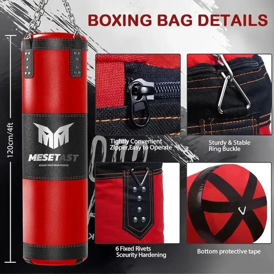  Heavy Punching Bag Set With Gloves For Home Gym Durable -  ToylandEU™