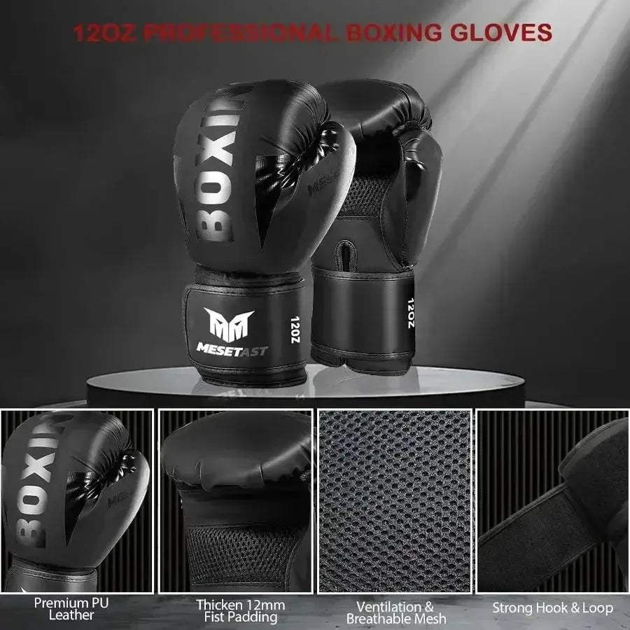 Heavy Punching Bag Set With Gloves For Home Gym Durable - ToylandEU