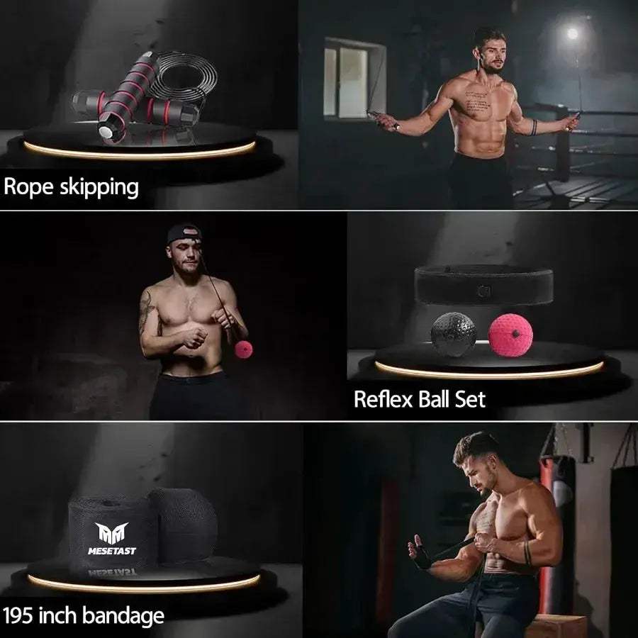 Heavy Punching Bag Set With Gloves For Home Gym Durable - ToylandEU