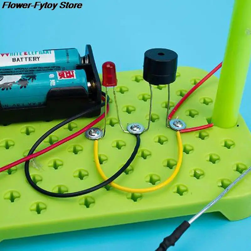 DIY Physical Circuit Kit for Scientific Experiments with ABS Electronic Components