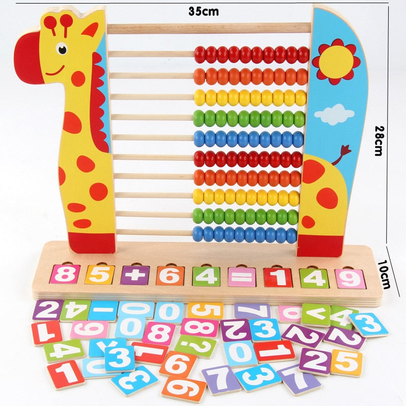 Wooden Montessori Math Abacus Toy for Early Learning Toyland EU Toyland EU