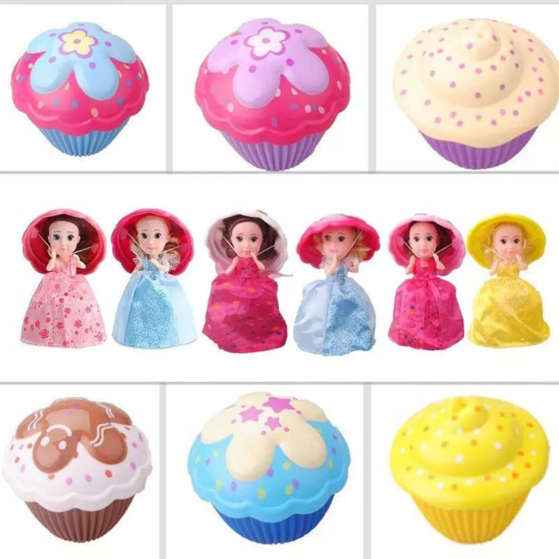 Mini Cupcake Surprise Princess Dolls - Adaptable Cake Playhouse Toy - ToylandEU