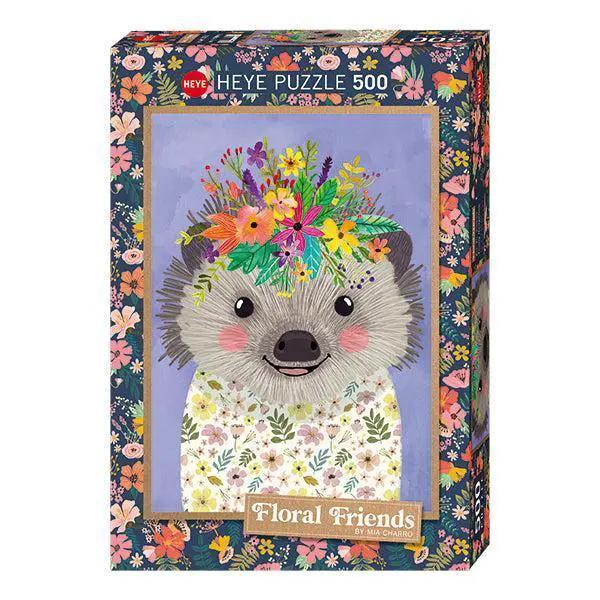  Hedgehog Floral Friends Puzzle 500 Piece Relaxing Fun -  ToylandEU™