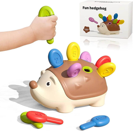 Hedgehog Montessori Educational Toy Fine Motor Skills Toy for Toddlers Learning Counting and Sensory Development - ToylandEU