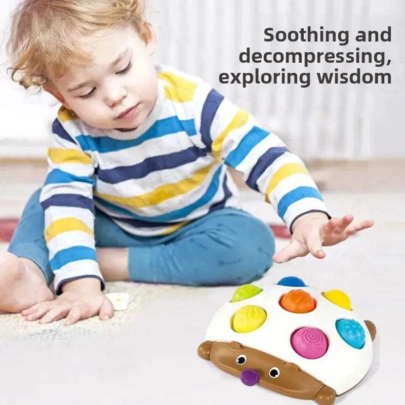 Hedgehog Spiky Educational Toy Boosts Baby Hand Eye Coordination - ToylandEU