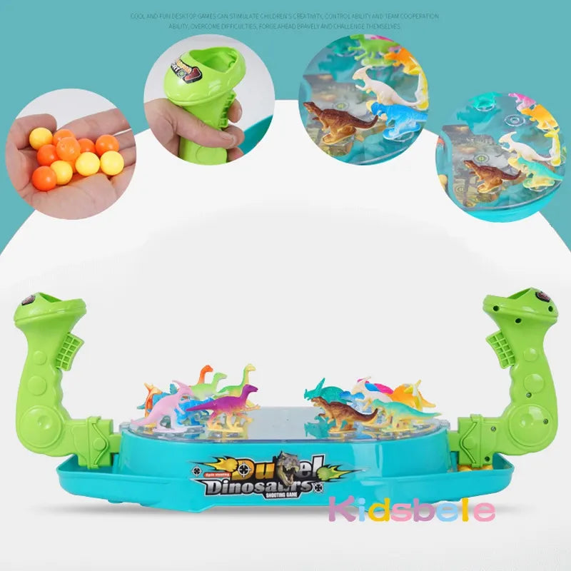 Children Catapult Marble Toy Dinosaur Battle Board Play Parent-child - ToylandEU