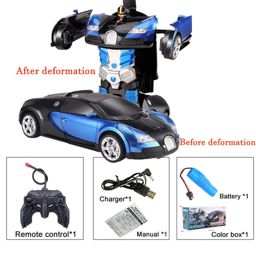 2in1 Electric RC Car Transformation Robots One-key Deformation Car ToylandEU.com Toyland EU