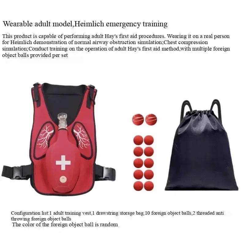 Heimlich Training Vest For Safe Choking Rescue Practice - ToylandEU