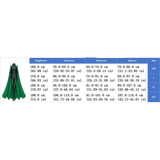 Marvel's Hela Cosplay Costume One-Piece Tight Role-Playing Costume - Suitable for Role-Playing, Halloween or Themed Parties, High Quality - ToylandEU