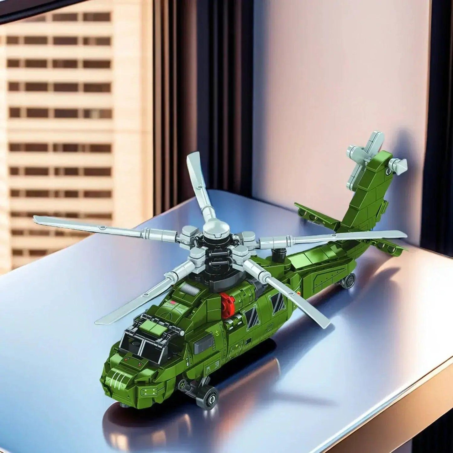  Helicopter Building Blocks Kit For Education Desk Decor -  ToylandEU™