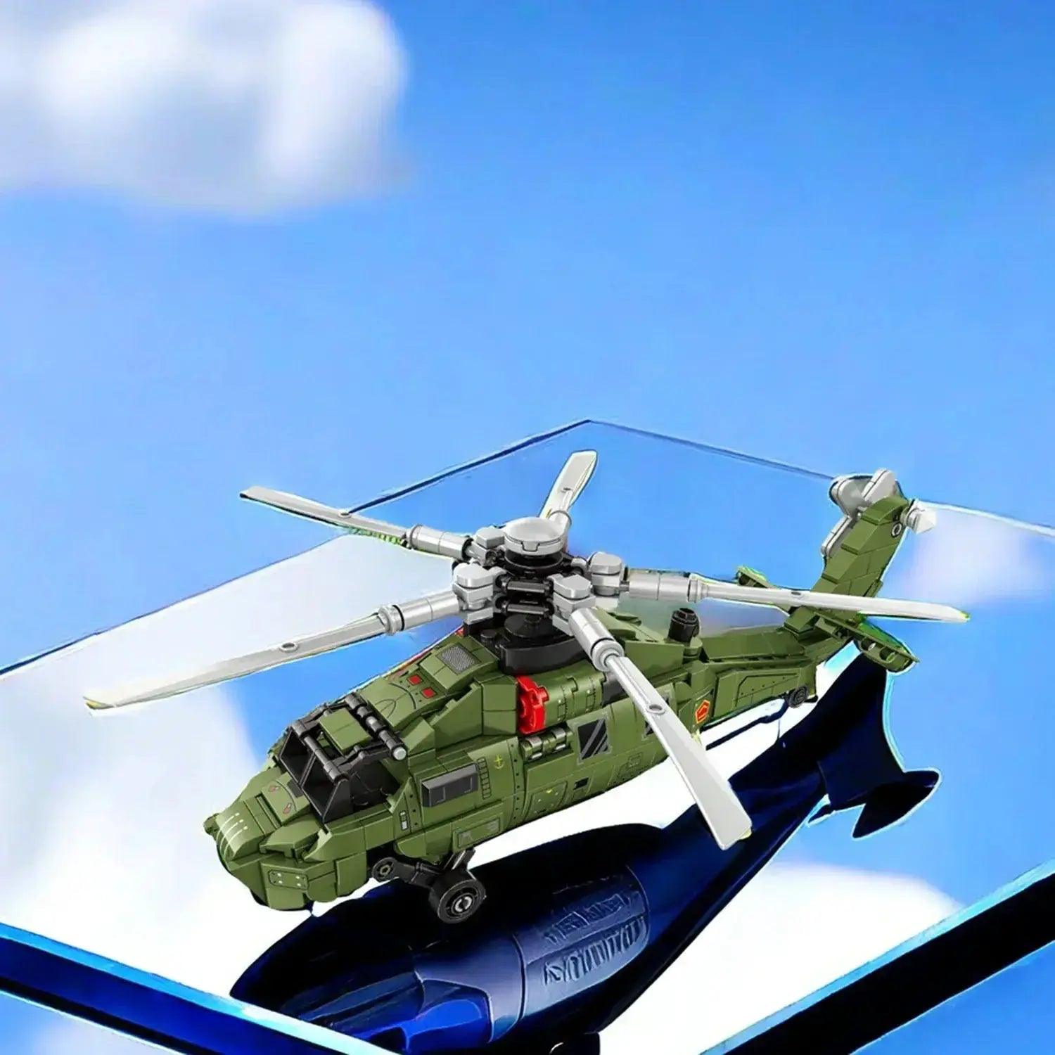  Helicopter Building Blocks Kit For Education Desk Decor -  ToylandEU™