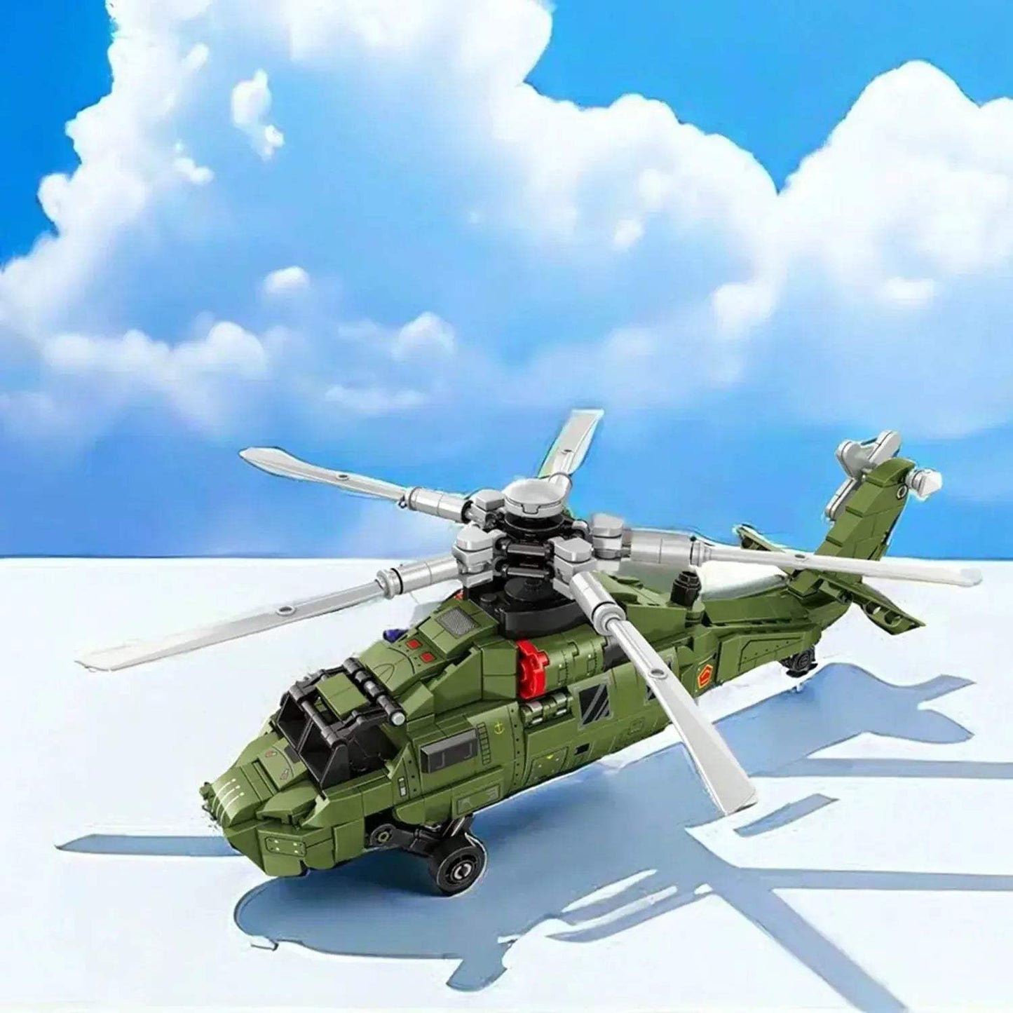 Helicopter Building Blocks Kit for Education and Desktop Decoration - ToylandEU
