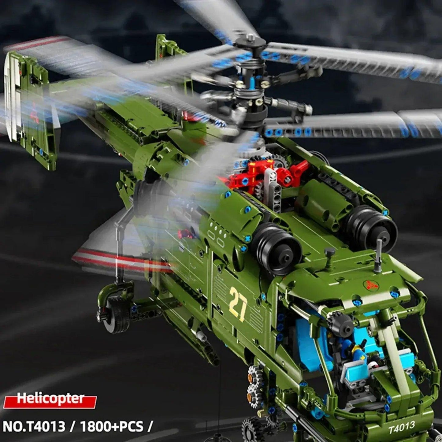  Helicopter Building Blocks Set Premium Desktop Decor -  ToylandEU™