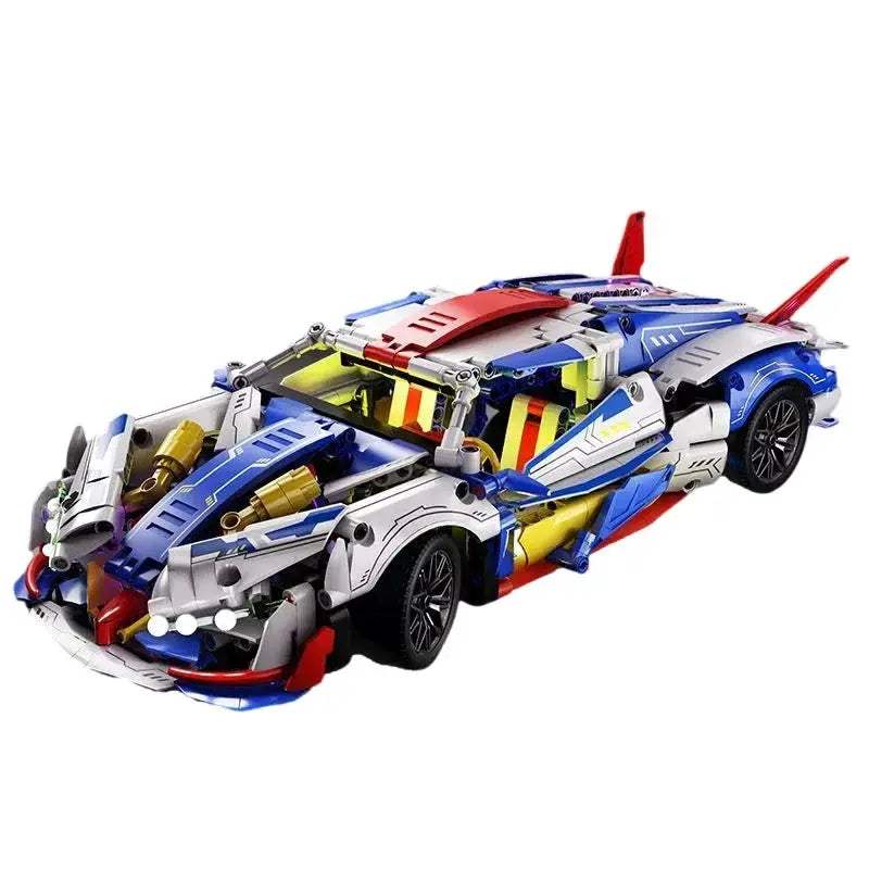Helios Supercar Building Block Set for Realistic Racing Play - ToylandEU