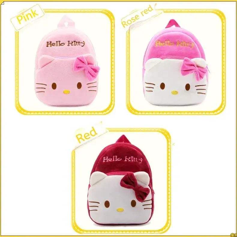 Hello Kitty Plush Backpack Soft Cute Kawaii Gift For Kids - ToylandEU