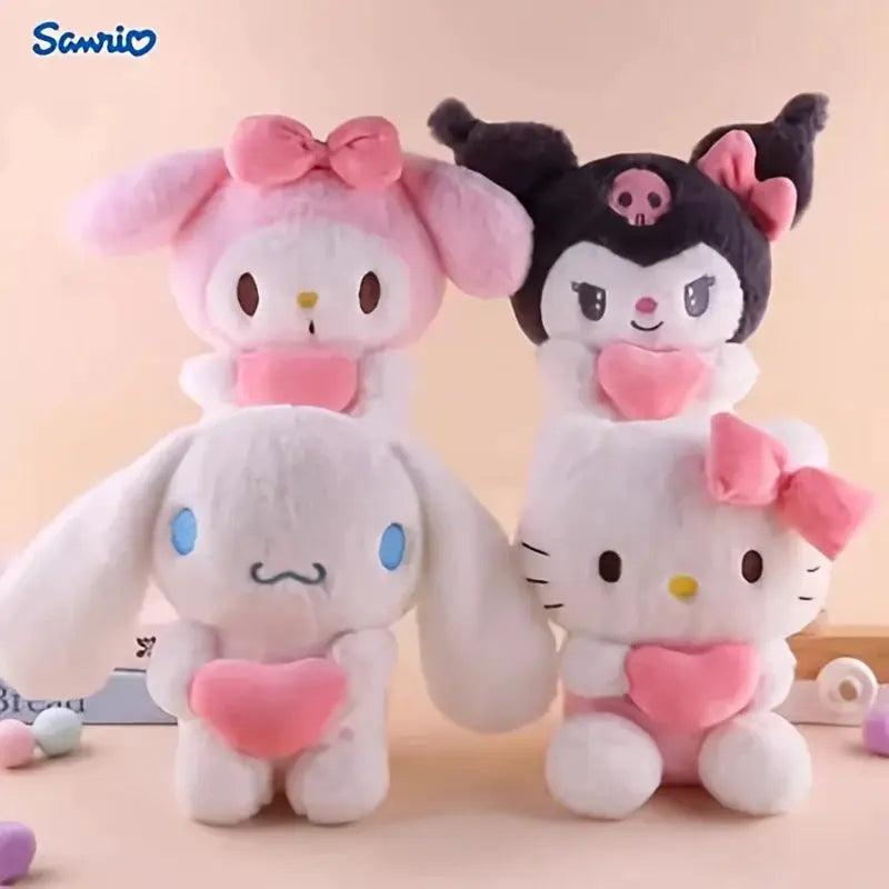  Hello Kitty Plush Pillow 22cm Soft Heart Shape Toy -  ToylandEU™
