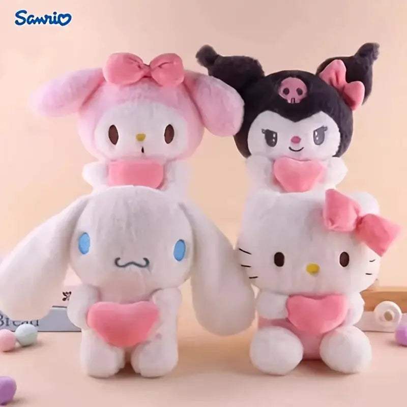  Hello Kitty Plush Pillow 22cm Soft Heart Shape Toy -  ToylandEU™