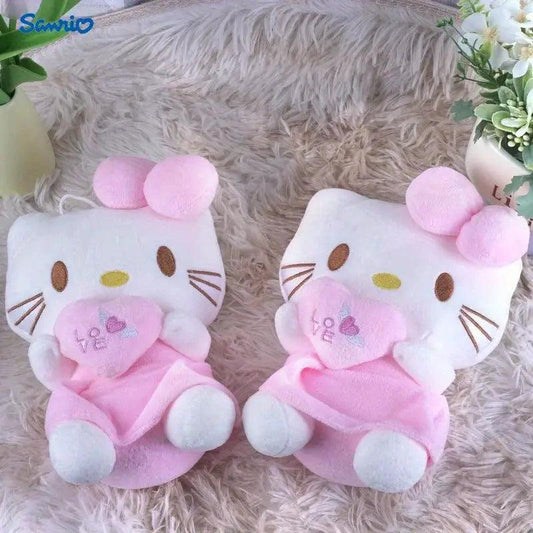  Hello Kitty Plush Toy Soothing Heart Shaped Pink -  ToylandEU™