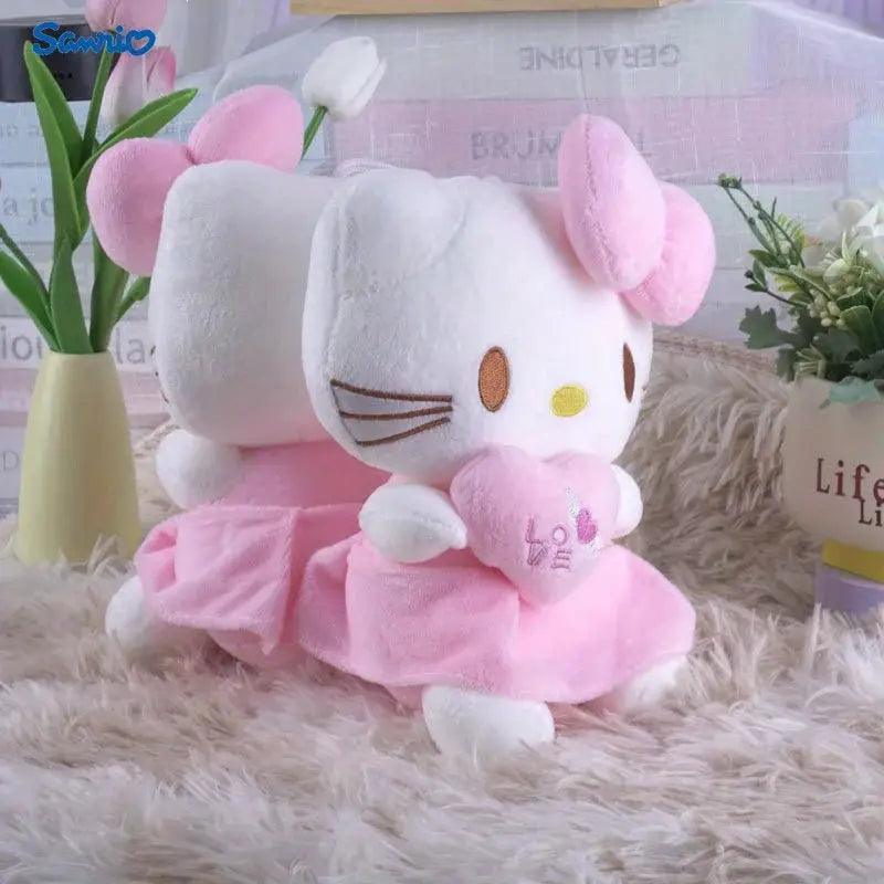  Hello Kitty Plush Toy Soothing Heart Shaped Pink -  ToylandEU™