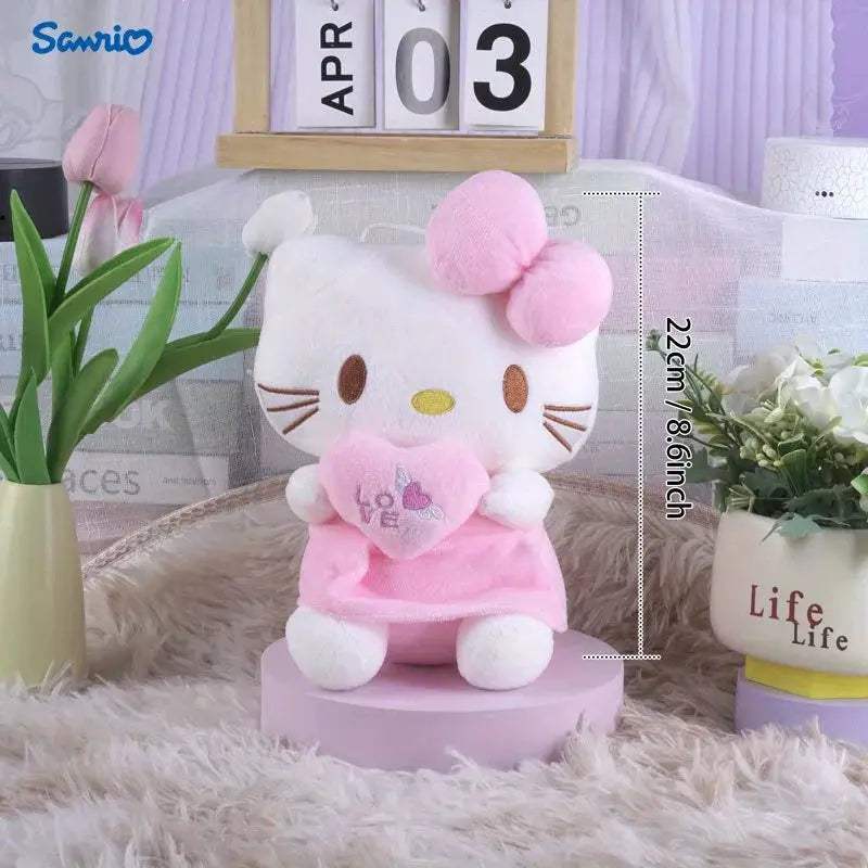  Hello Kitty Plush Toy Soothing Heart Shaped Pink -  ToylandEU™