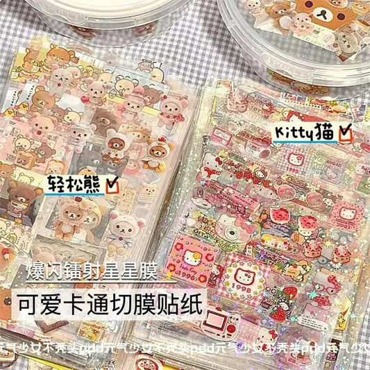  Hello Kitty Rilakkuma Die Cut Sticker Set With Laser -  ToylandEU™