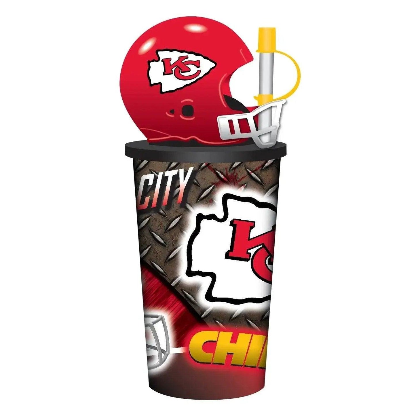  Kansas City Chiefs Helmet Cup 32oz Plastic With Straw -  ToylandEU™