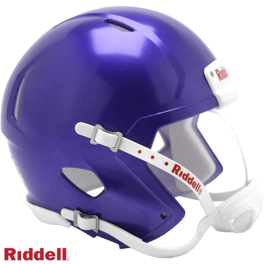 Helmet Riddell Blank Replica Mini Speed Style Purple Metallic - ToylandEU