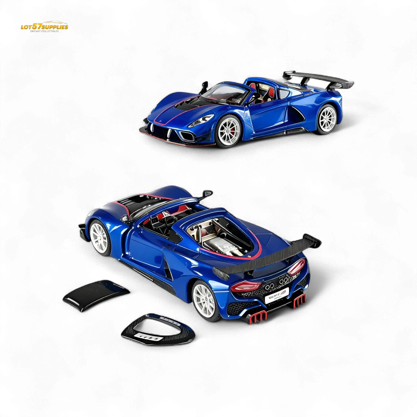 Hennessey Venom F5 Diecast Model Car Magnetic Hood - ToylandEU