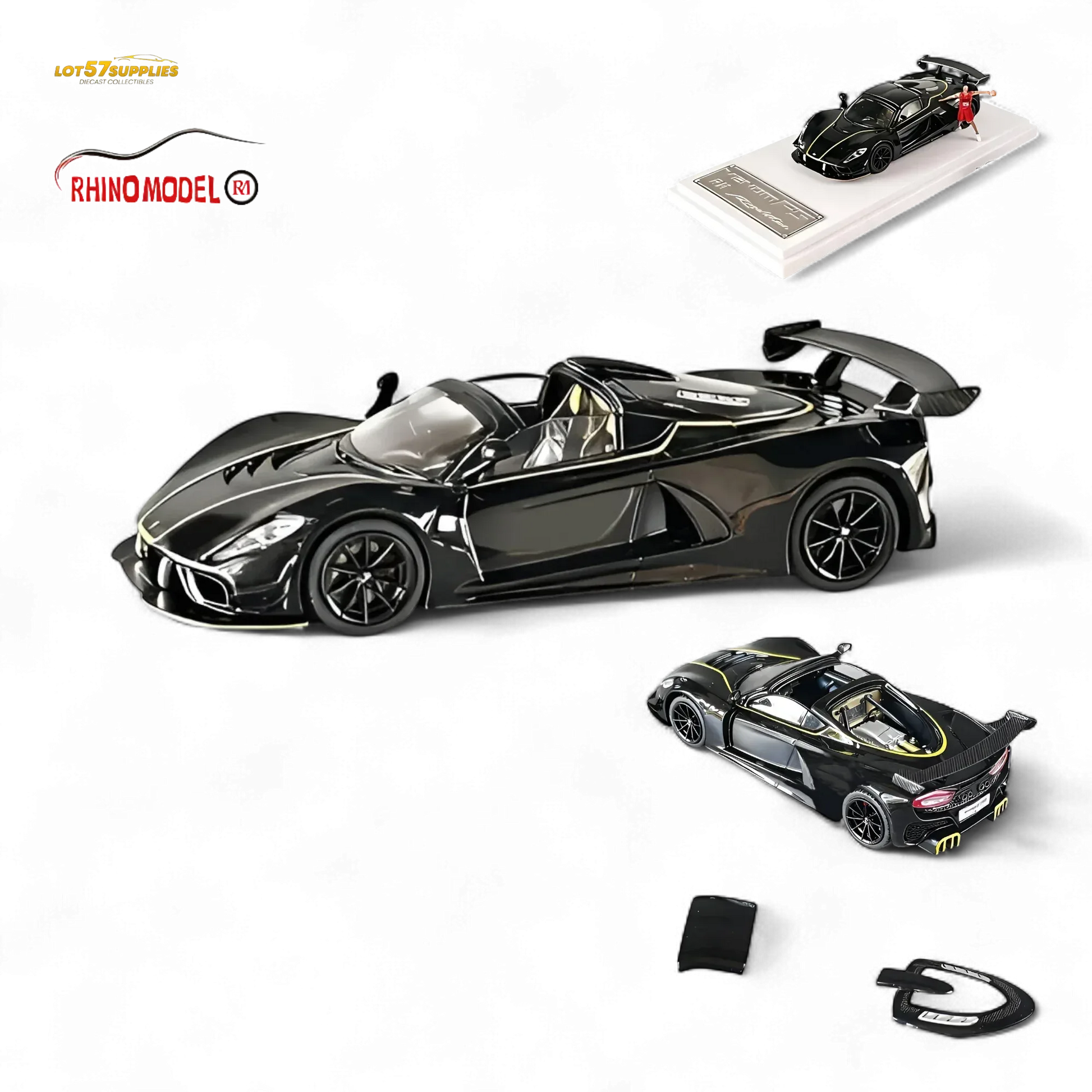 Hennessey Venom F5 Diecast Model With Magnetic Hood - ToylandEU