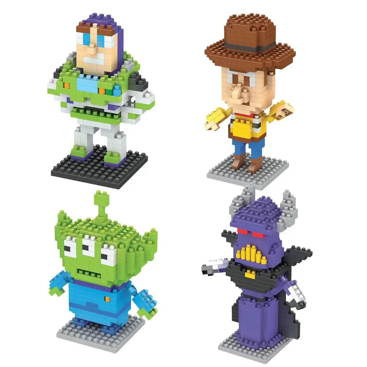 Hero Cartoon Micro Particle Building Blocks Children Assembly Toy Anime Action Figure Boy Girl Kid Gift Cute Toy Building Bricks - ToylandEU