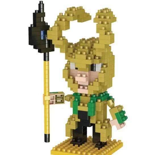 Hero Cartoon Micro Particle Building Blocks Children Assembly Toy Anime Action Figure Boy Girl Kid Gift Cute Toy Building Bricks - ToylandEU