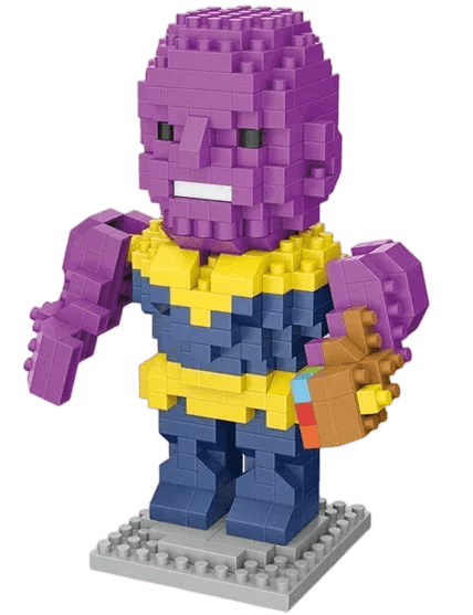 Hero Cartoon Micro Particle Building Blocks Children Assembly Toy Anime Action Figure Boy Girl Kid Gift Cute Toy Building Bricks - ToylandEU